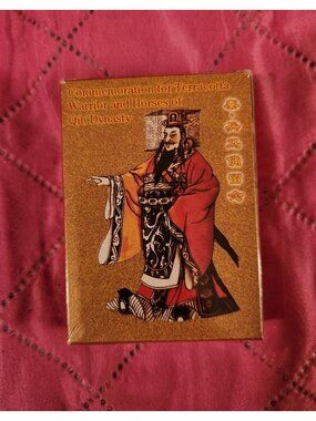 Sealed Commemoration Terracotta Warrior & Horses of Qin Dynasty Playing Cards